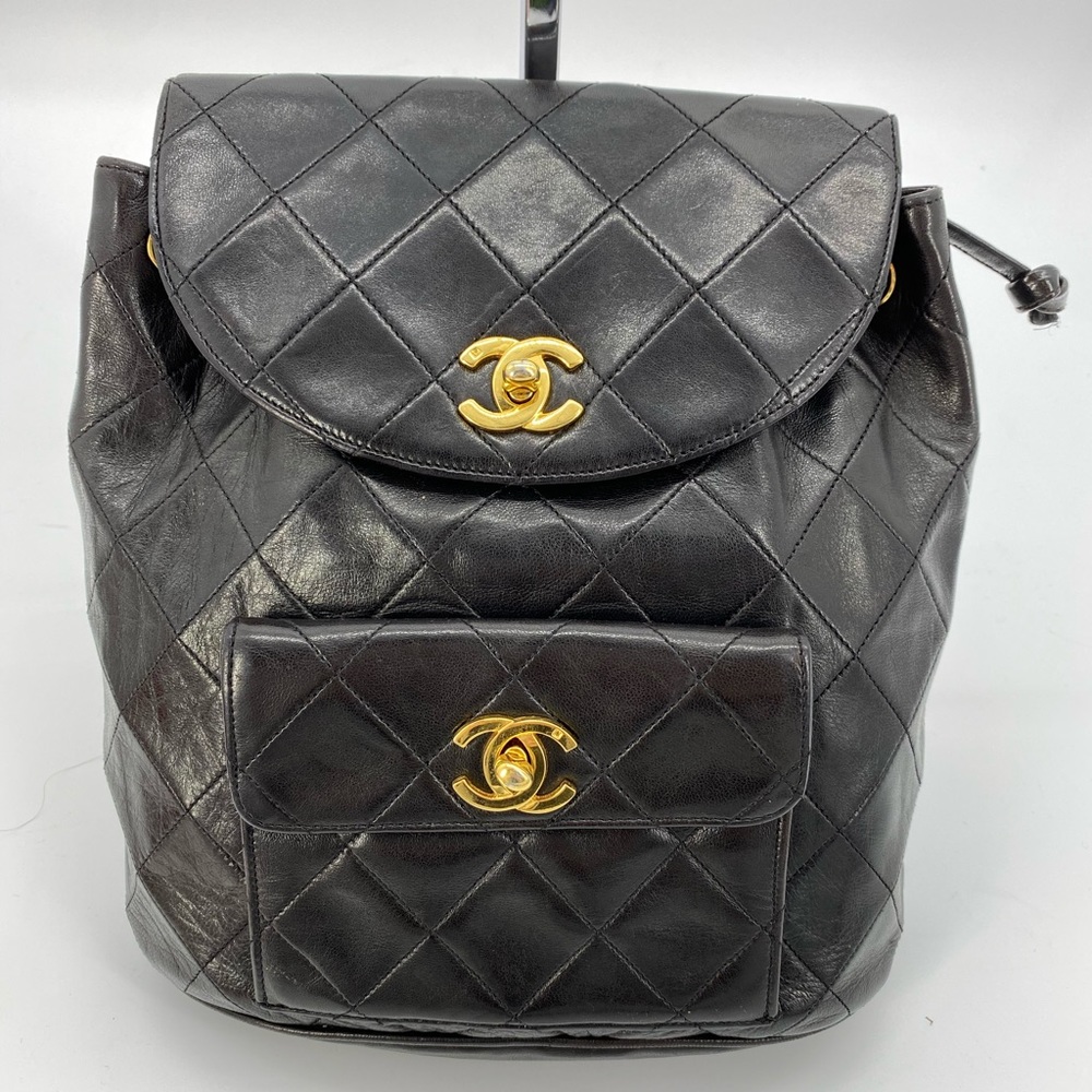 Vintage Chanel Calfskin backpack